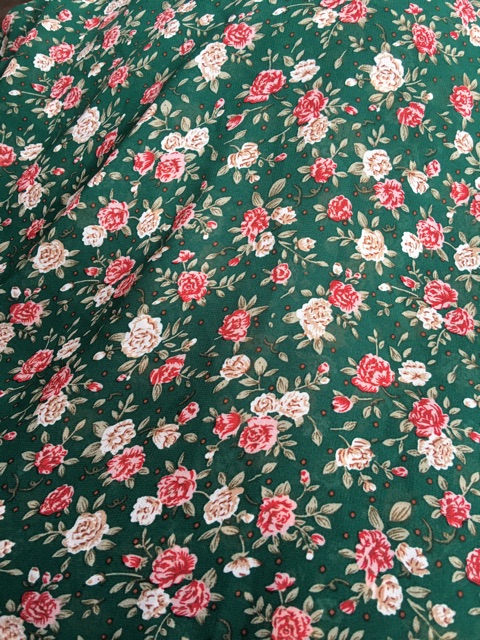 Vải voan hoa nhí 65k/m