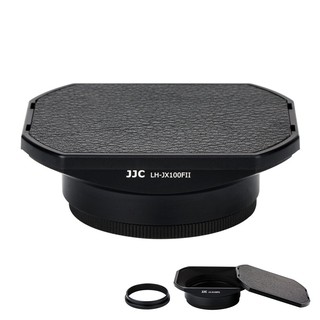 LOA CHE NẮNG KIM LOẠI JJC BLACK FOR FUJIFILM X100 SERIES AND X70