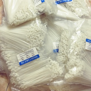 1kg Dây rút nhựa, dây xiết, lạt rút nhựa đủ kích thước