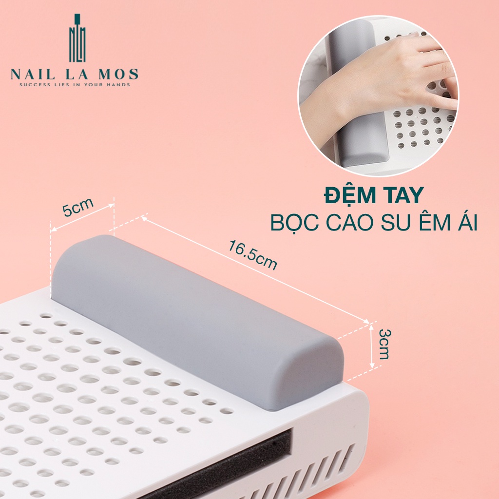 Máy hút bụi nail tích điện L’UGX LG618 chính hãng - Máy hút bụi móng tay cao cấp, chạy rất êm và khỏe