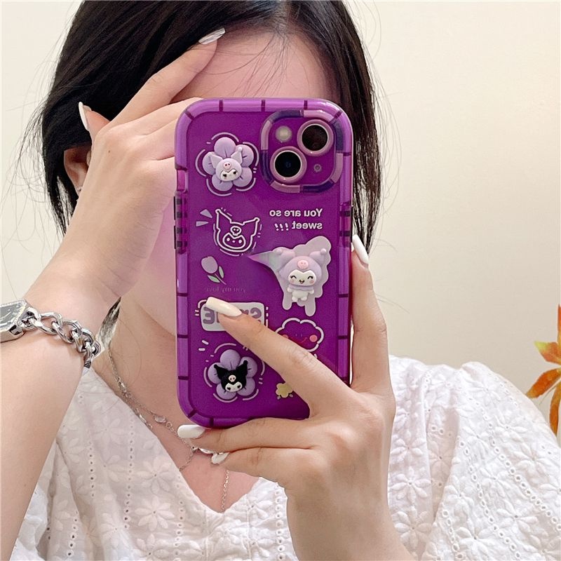 Ốp Điện Thoại Họa Tiết Hoạt Hình Xinh Xắn Dành Cho iPhone 12 13 11 Pro Max X Xs Max Xr