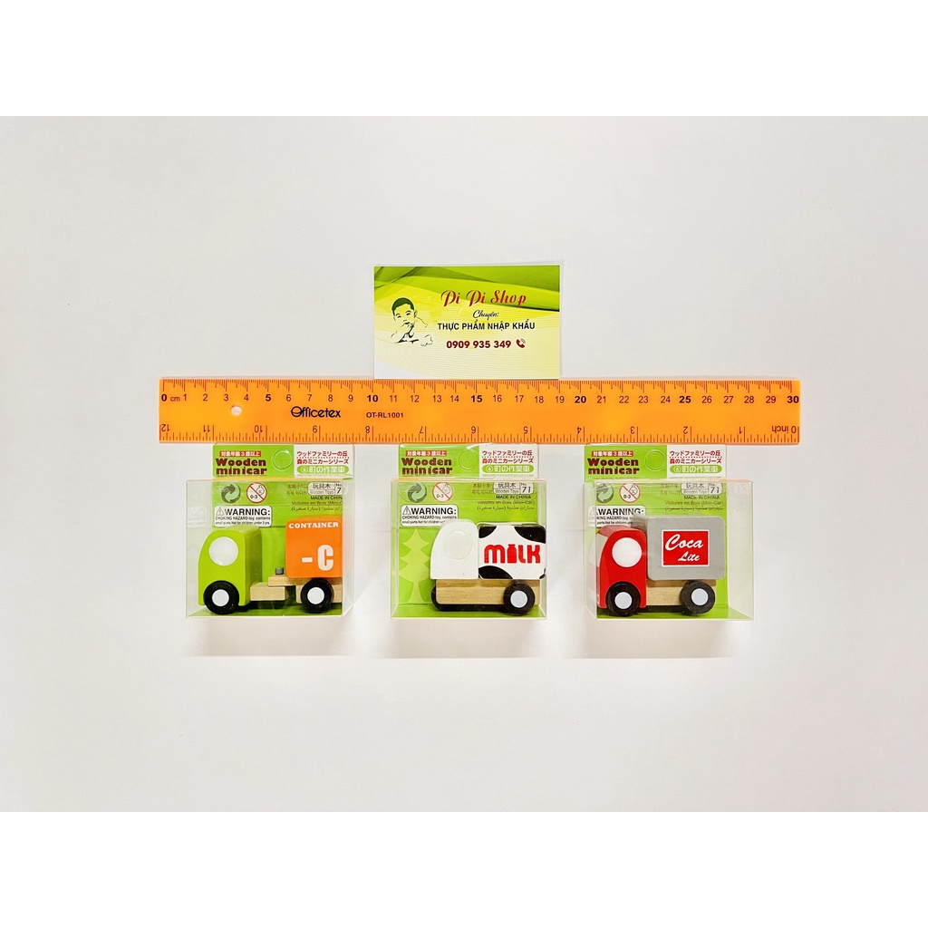 Xe Gỗ Mini - Đồ Chơi Gỗ Cho Bé