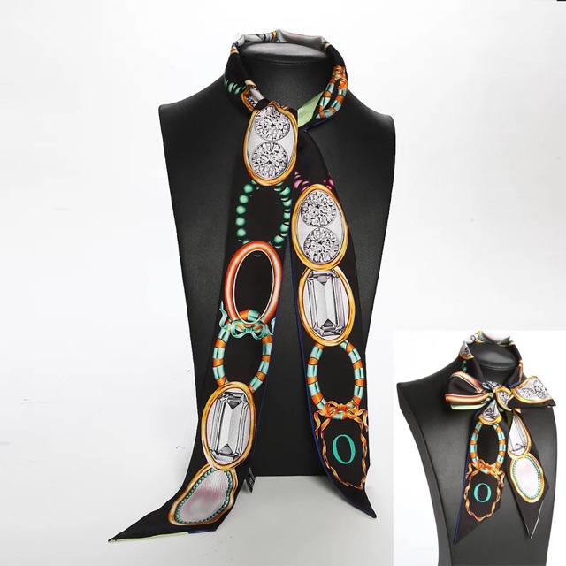 Khăn quấn túi xách chữ cái - Maben