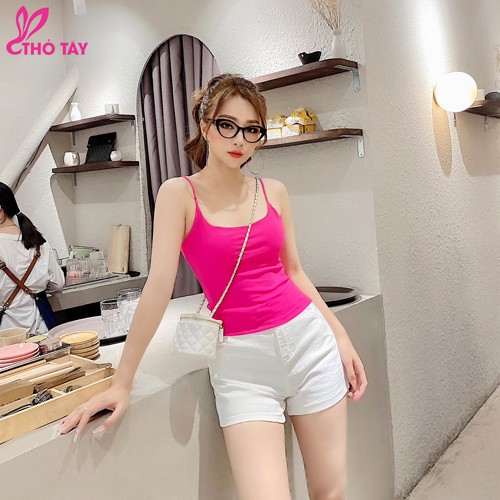 [Mã WABRWA8 giảm 15% đơn 99k] Áo hai dây thun cotton - THỎ TÂY | BigBuy360 - bigbuy360.vn