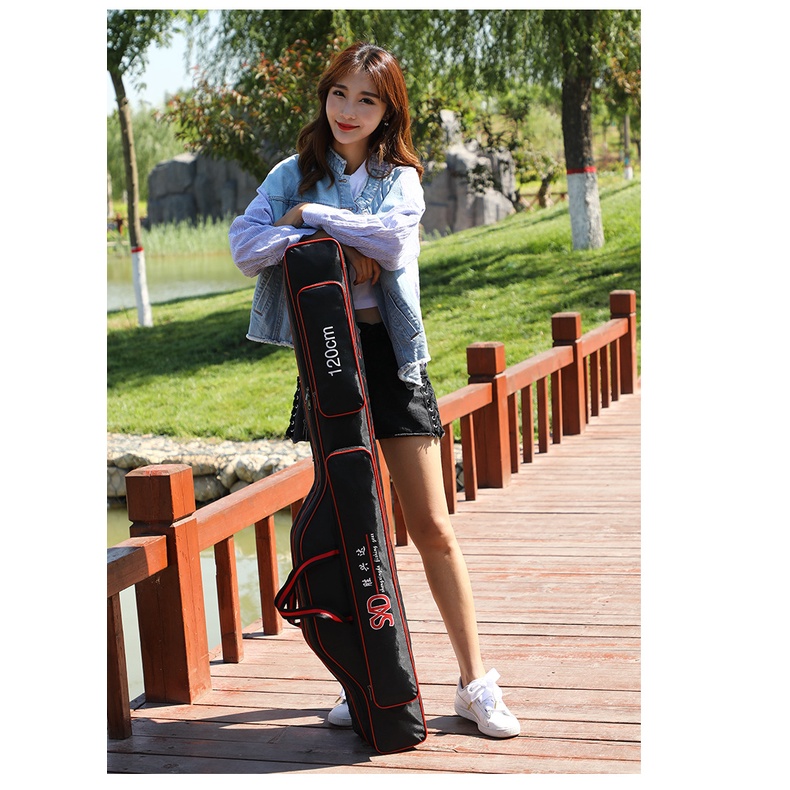 Túi Đựng Cần câu , chất liệu vải OxFord màu Đen , đủ size đủ kích thước , khung thẳng cứng