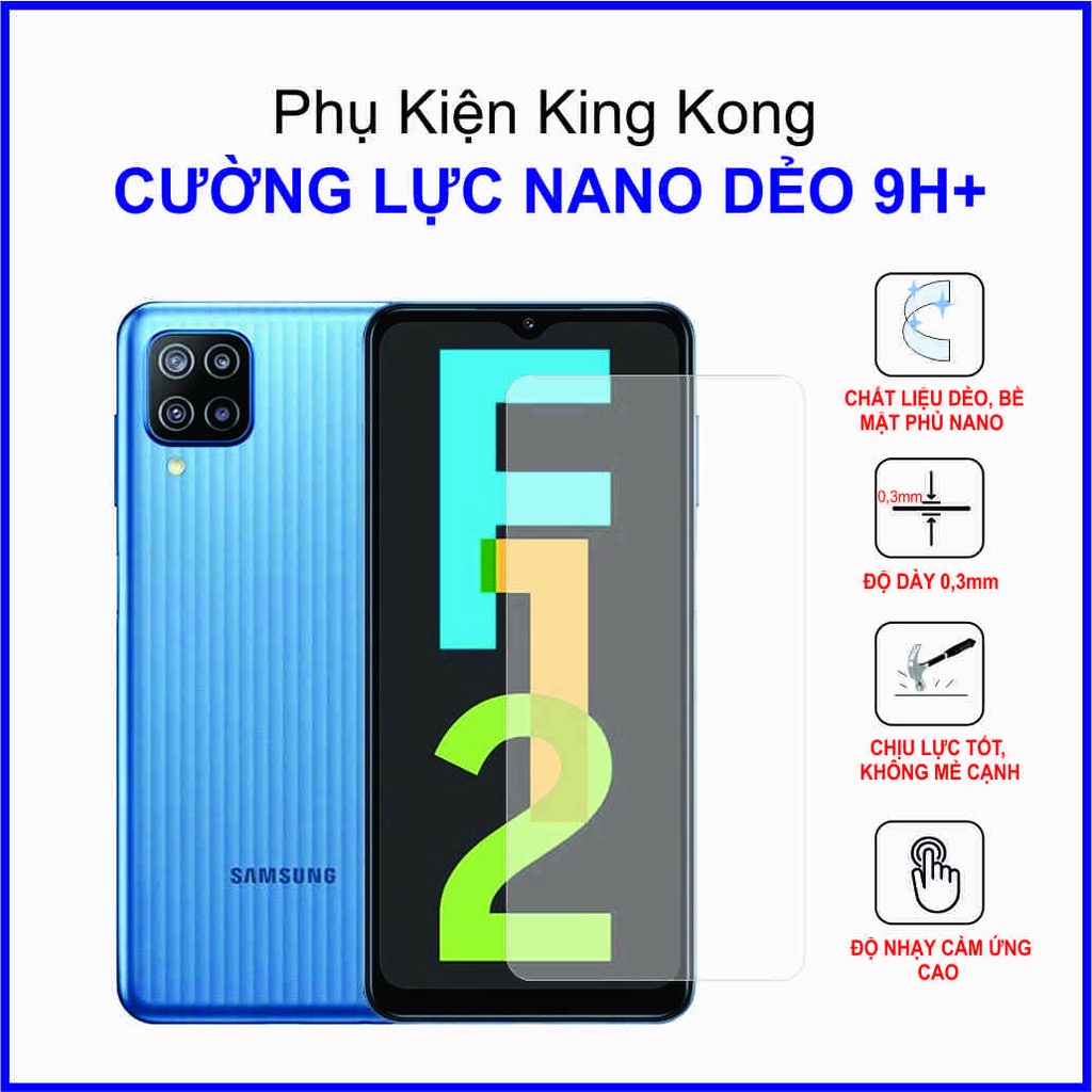 Dán cường lực Samsung F12 cường lực nano dẻo 9H+