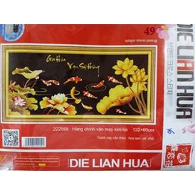 Tranh thêu chữ thập Gia hòa vạn sự hưng 222558 132*60cm
