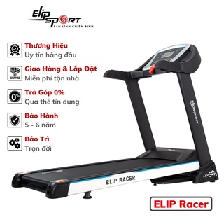 Máy Chạy Bộ Thể Thao ELIP Racer Gấp Gọn Dễ Dàng, Phù Hợp Cho Gia Đình, Hoạt Động Êm Ái Không Tiếng Ồn