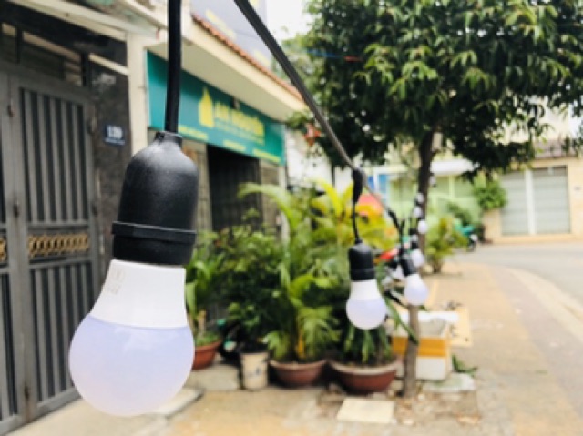 Đèn dây ngoài trời 5M 10 đui