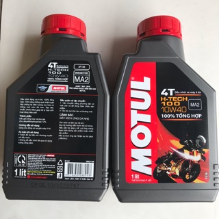 Nhớt Motul H-TECH 10w40 tổng hợp 1lít