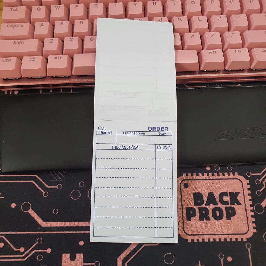 Combo 10 cuốn Order 1 liên 80 tờ 7x10, 8x12