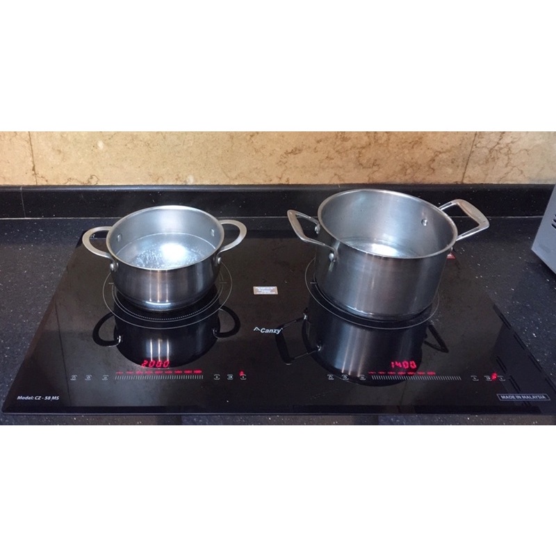 Bếp từ đôi Canzy CZ 58MS - Nhập khẩu Malaysia nguyên chiếc, Bảng mạch, mâm từ công nghệ Châu âu