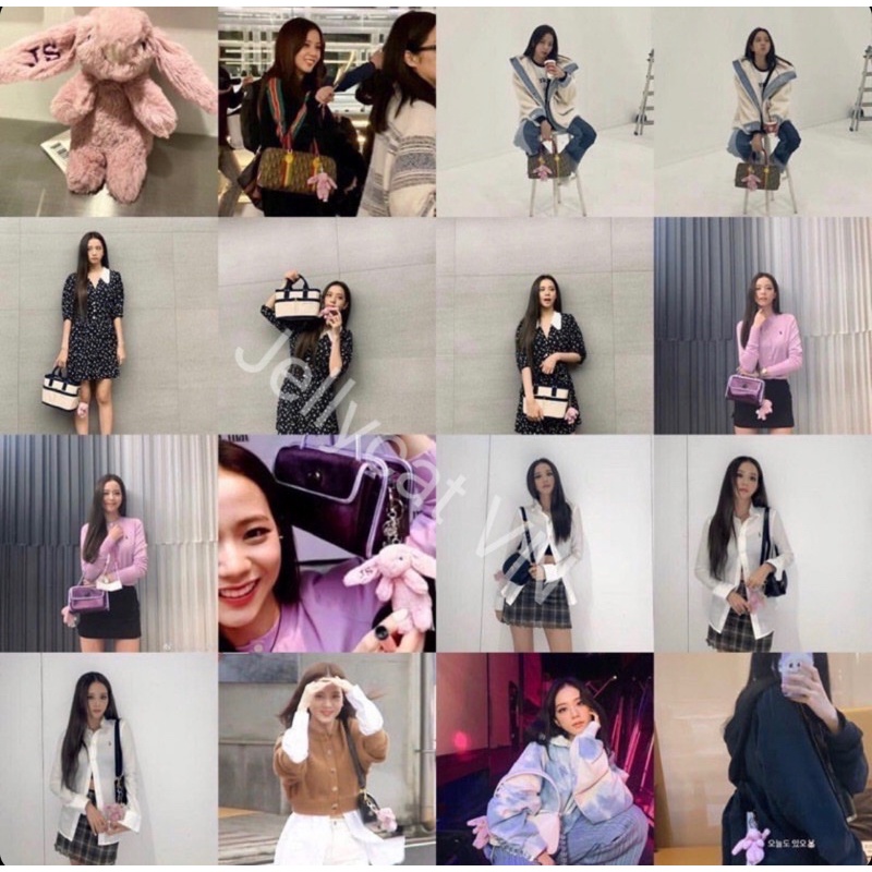 Móc khoá, móc cặp, phụ kiện treo túi, treo balo Jellycat bag charm  cheapmoment vs Jisoo Blackpink