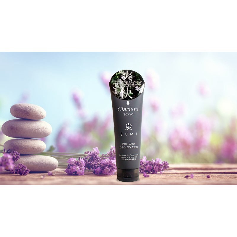 Sữa Rửa Mặt Than Hoạt Tính Clarista Charcoal Facial Foam For Oily & Normal Skin 130~160g