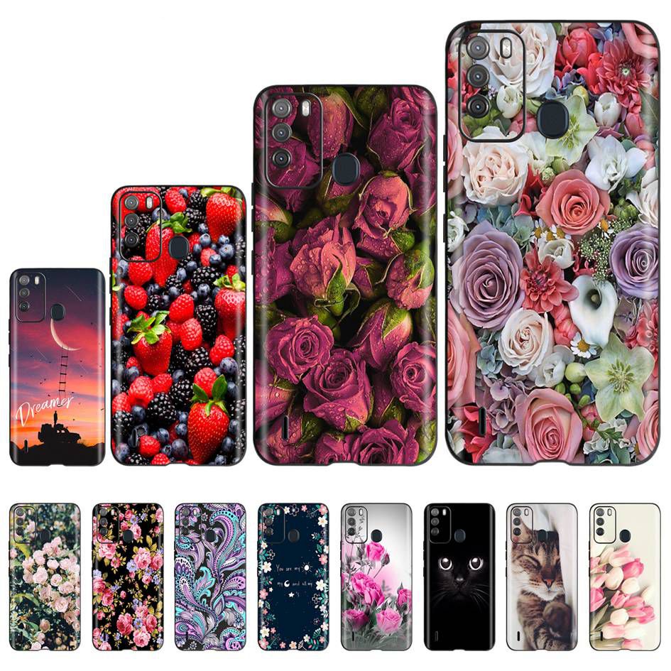 Ốp Điện Thoại TPU Dẻo In Họa Tiết Hoa Thời Trang Cho Itel S16 Pro S 16 Vision2 Vision1Pro Itel Vision 1 Pro