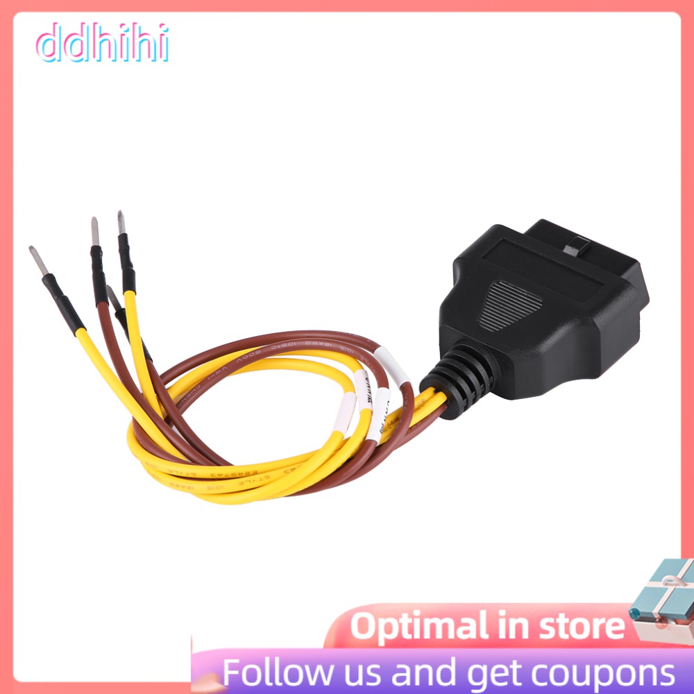 Dây Cáp Ddhihi Obd2 Mở Rộng 16 Pin Đầu Cái Sang Cổng Cắm 30cm