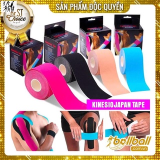 TẾT  Băng Dán Cơ Thể Thao KINESIOJAPAN Hỗ Trợ Chấn Thương Cơ Bắp | Phụ Kiện Thể Thao Ballball