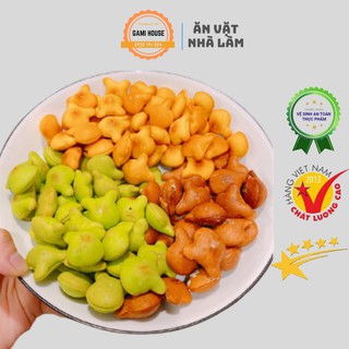 Bánh Gấu Mix 3 Vị  Socola, Chùm Ngây Nhân Kem Loại Ngon Thơm Béo Vừa Không Ngán Hũ 400g - Đồ Ăn Vặt Nhà Làm