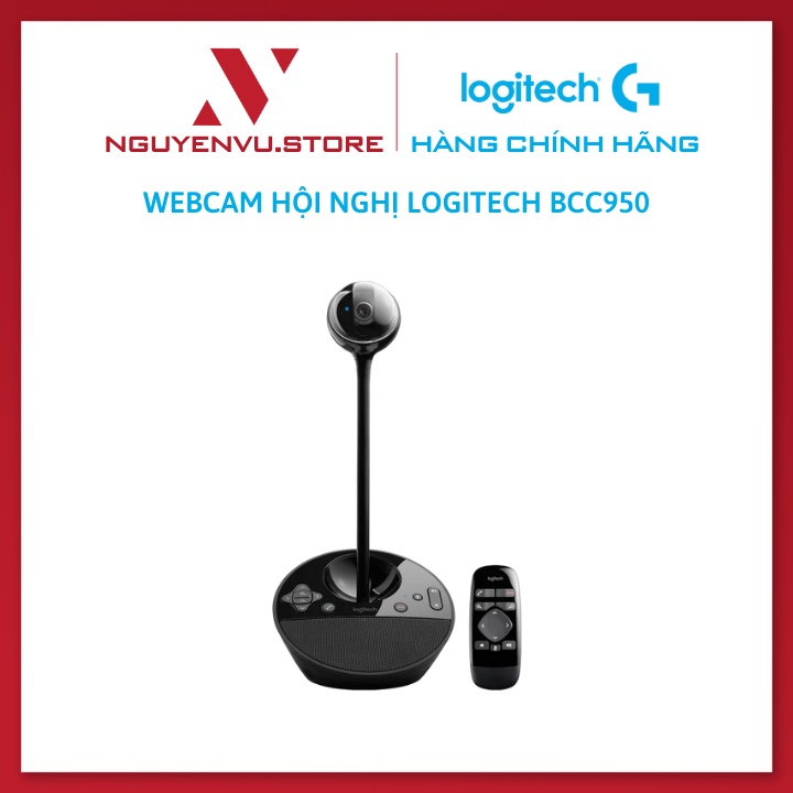 Webcam hội nghị Logitech BCC950 - Webcam Tích hợp Micro - Hàng Chính Hãng