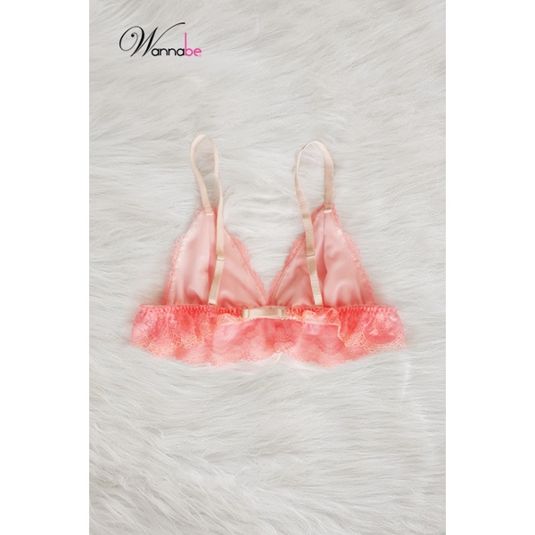 Áo ngực bralette cao cấp wannabe anr09 chân ngực nhún bèo xinh xắn , nữ tính