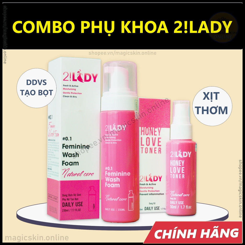 COMBO phụ khoa 2LADY se khít hồng hào