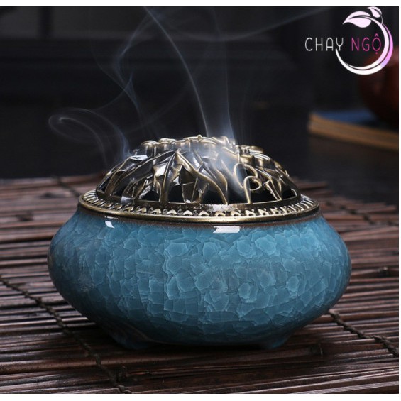 LƯ SỨ CAO CẤP , LƯ HƯƠNG ĐỐT TRẦM Đỉnh đốt nhang - Lư hương xông trầm