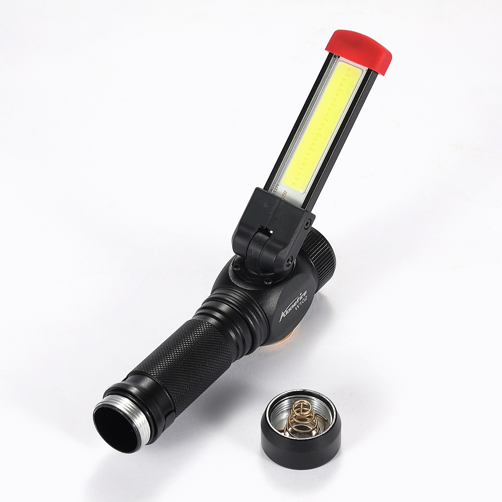 Đèn pin ALONEFIRE W102 LED COB nam châm có thể gập lại tiện dụng