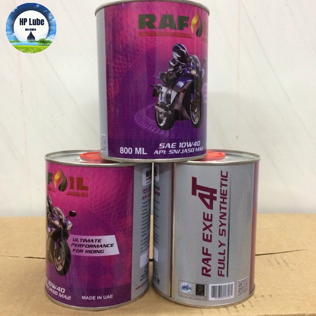 Nhớt tổng hợp Rafoil 10W40 Full Synthetic dành cho xe tay ga, xe số, phân khối lớn