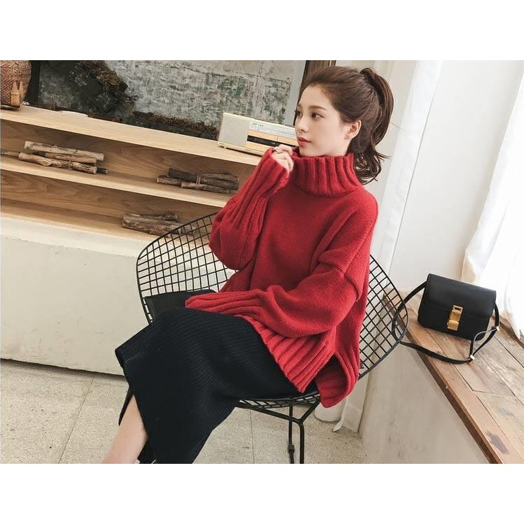 Áo Len Nữ Cổ Lọ Sang Chảnh Hàng Quảng Châu Cao Cấp Chất Đẹp | BigBuy360 - bigbuy360.vn