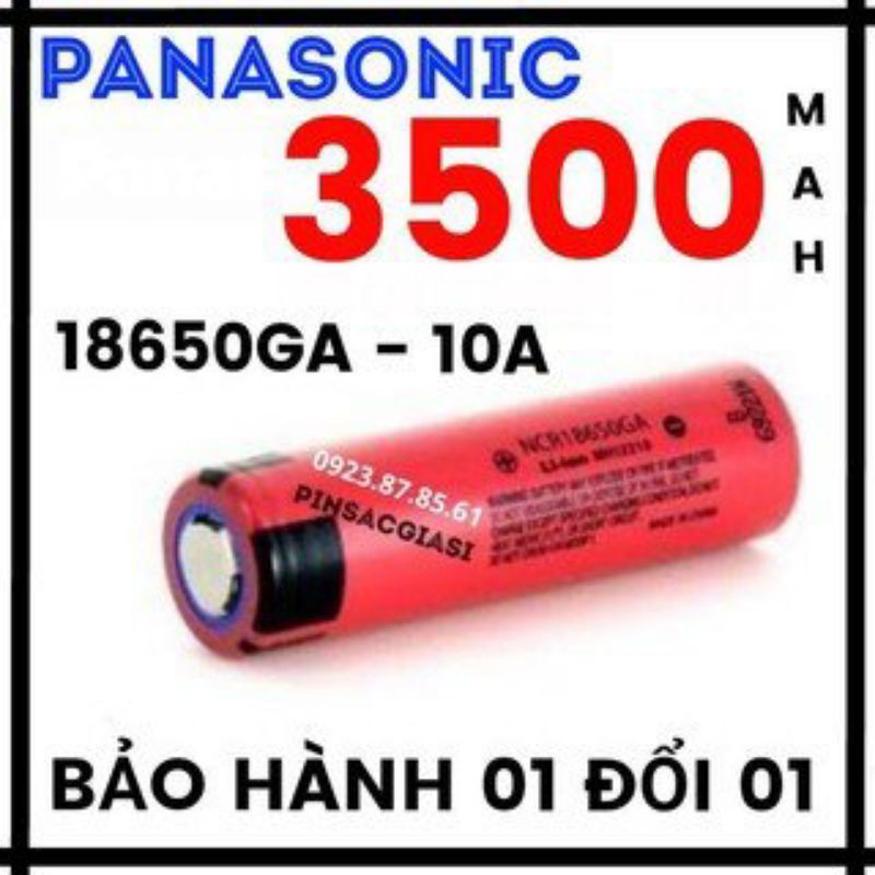 Pin 18650 Panasonic 3500mah Chính Hãng