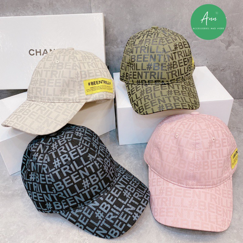 MŨ LƯỠI TRAI BEENTRILL MONOGRAM HÀN QUỐC- PHONG CÁCH THỜI TRANG, MÀU SẮC TRẺ TRUNG, PHOM MŨ CHUẨN ĐẸP STORE, FULL TAG