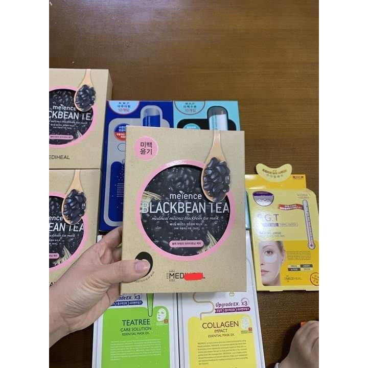 Sẵn Mặt Nạ Mediheal Trà Đậu Đen Mask