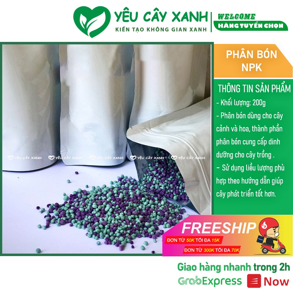 Phân Bón Tan Chậm 200g chuyên dành cho Cây Cảnh và Hoa