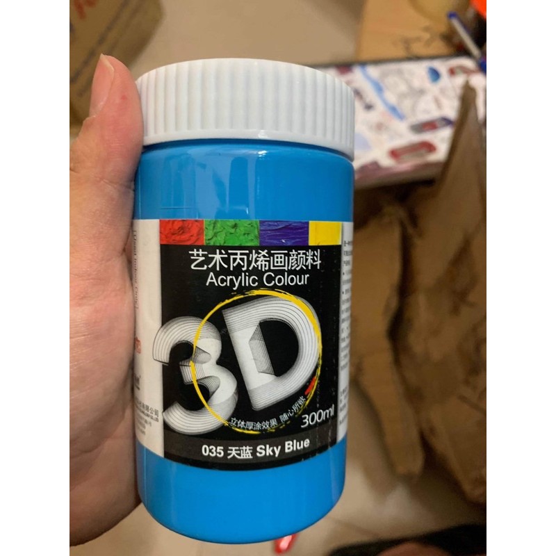 MÀU ACRYLIC 3D 300Ml (Bảng màu 2)