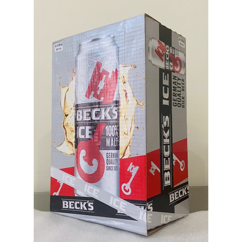[THÙNG] Bia Beck's ICE lon 24 x 330ml