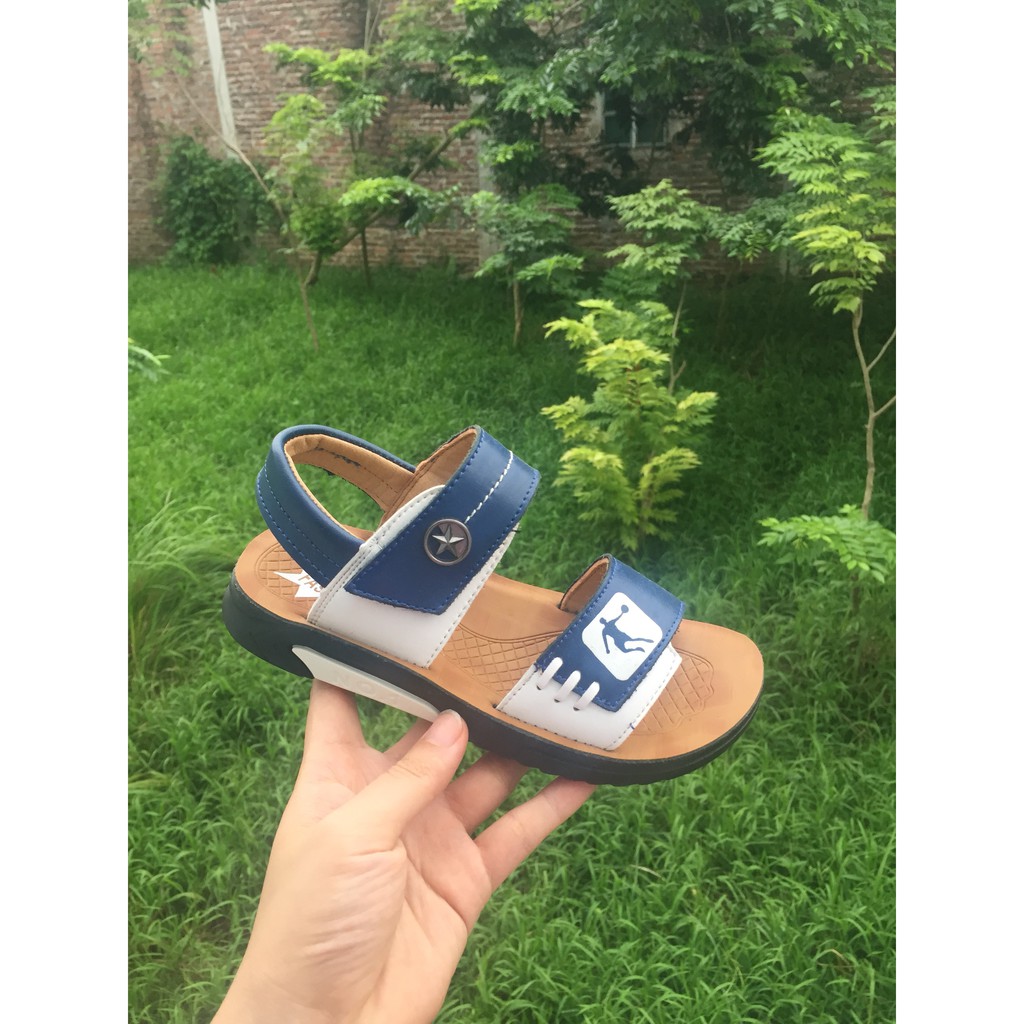 sandal Bé Trai Size 32-37 da mềm cao cấp