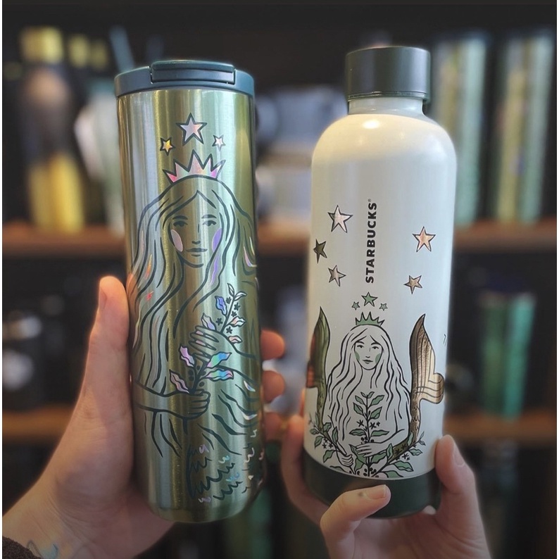 - BÌNH GIỮ NHIỆT 2021 STARBUCKS 50th ANNI SS WATER BOTTLE 20oz