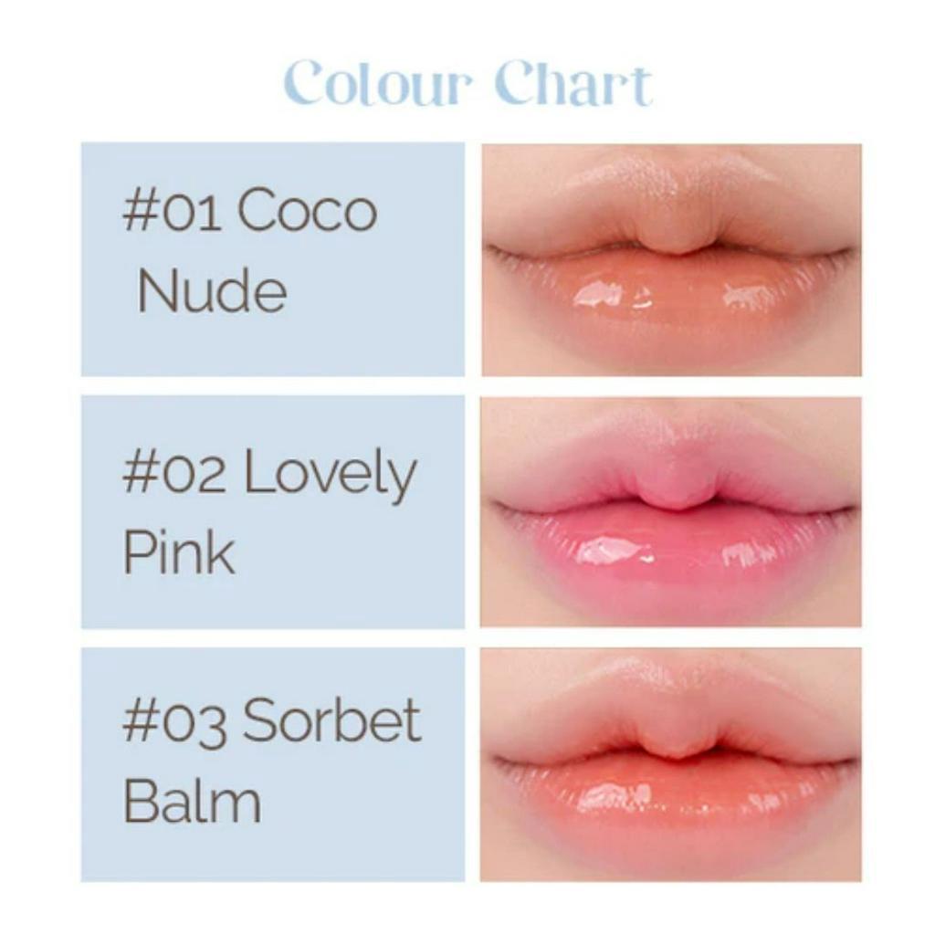 Son dưỡng có màu thuần chay Romand Glasting Melting Balm 3.5g