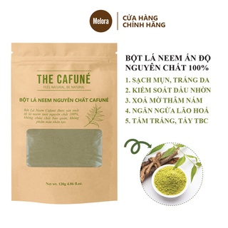 Bột lá neem ấn độ chính hãng cafuné nguyên chất 100% - 120 gram