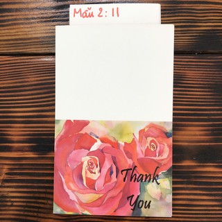 Thiệp Thank You Vintage