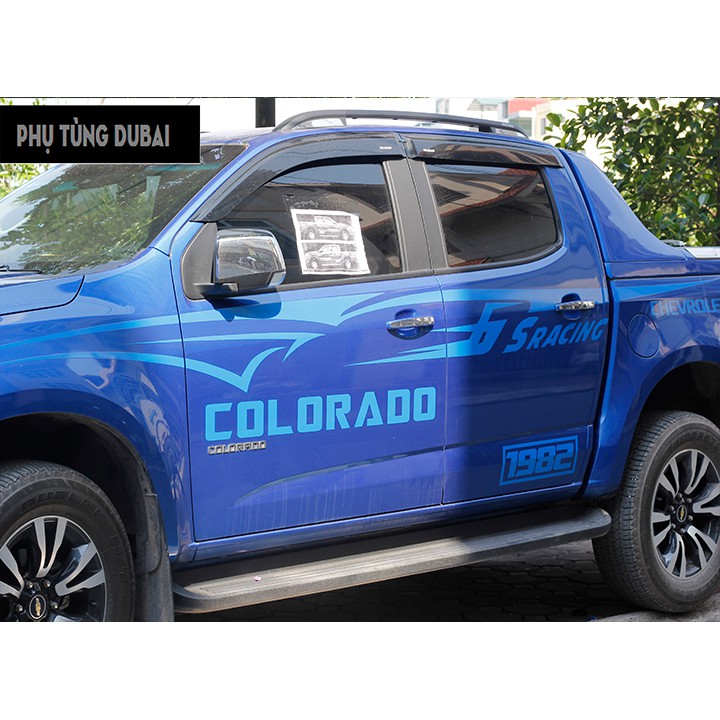 Tem dán sườn xe colorado