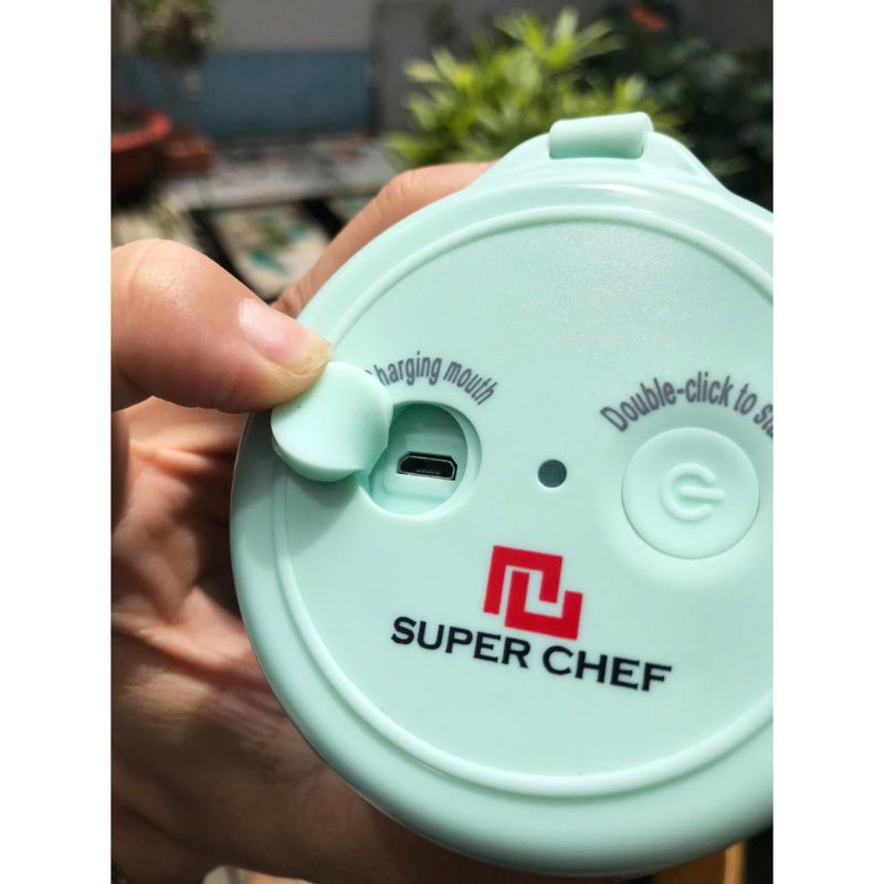 Máy xay sinh tố cầm tay Super Chef SC-PJ1901 (xanh) và SC-PJ1902 (hồng) chính hãng 100%