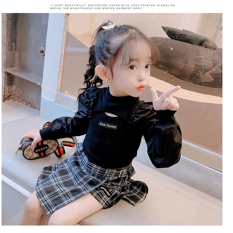 Hàng Có Sẵn Bán Chạy Áo Sweater Công Chúa Tay Phồng Nhiều Kiểu Dáng Phong Cách Xuân Thu Cho Bé Gái