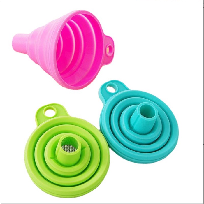 Phễu Silicone Gấp Gọn Có Móc Treo Tiện Dụng