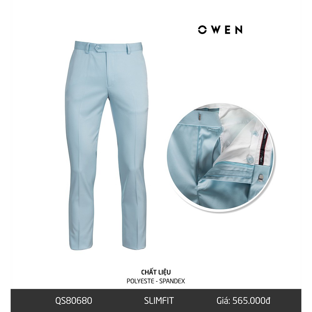 Quần âu nam Owen QS80680 - Dáng Slimfit
