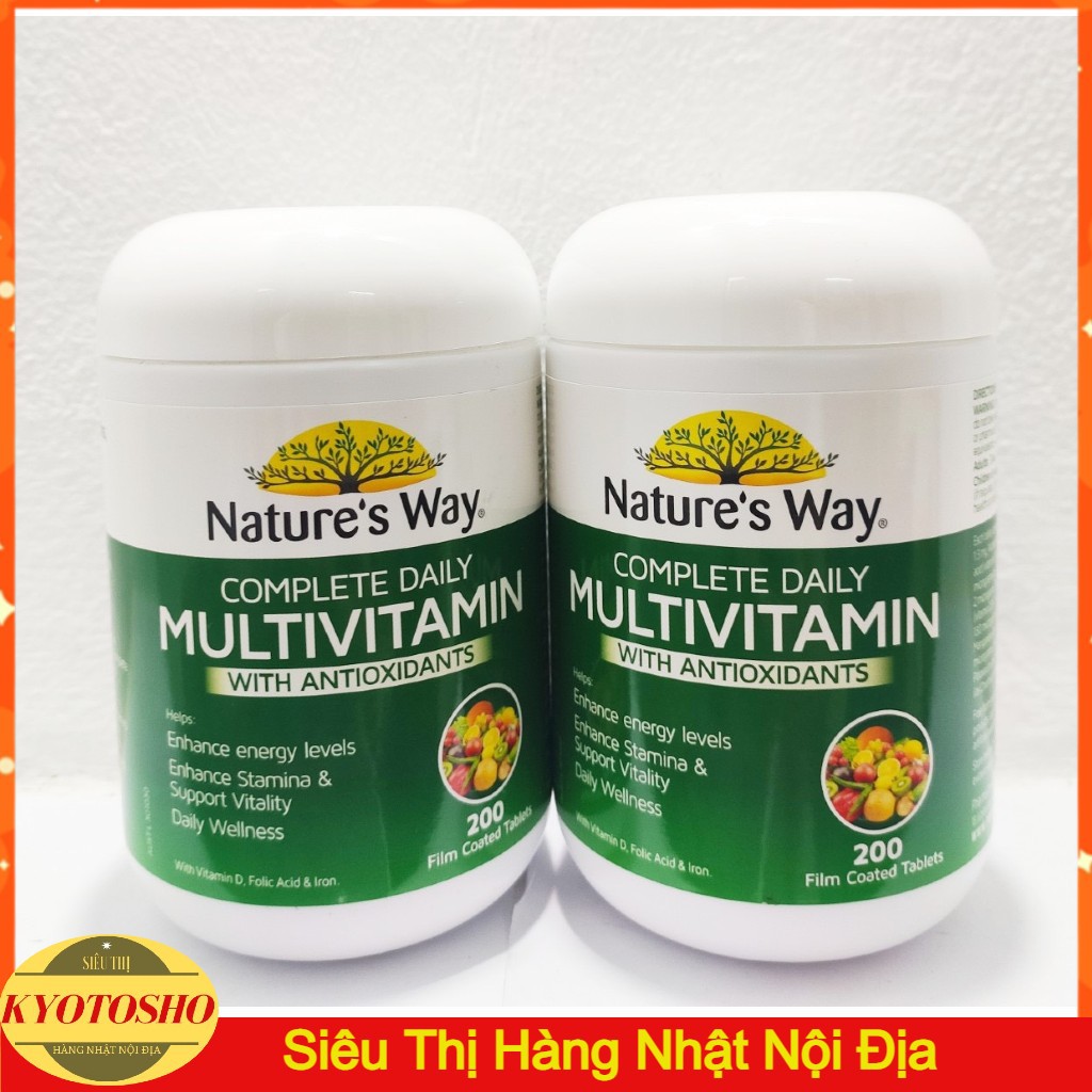 Vitamin Tổng Hợp Tảo Biển Nature’s Way Complete Daily Multivitamin 200 Viên