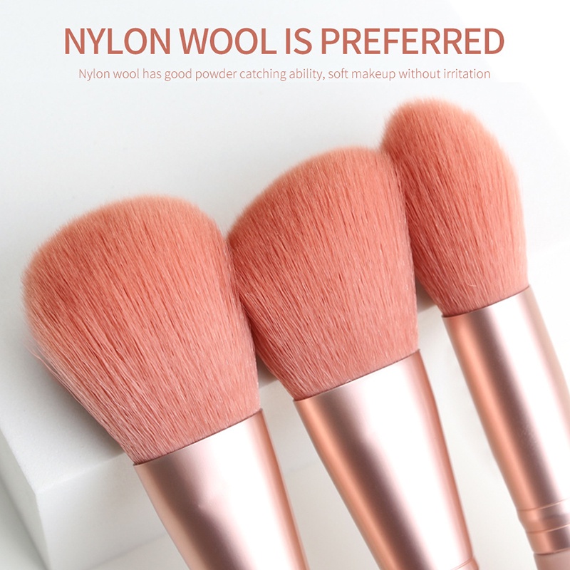 Set 9 Cọ Trang Điểm Lông Mềm Kèm Hộp Đựng
