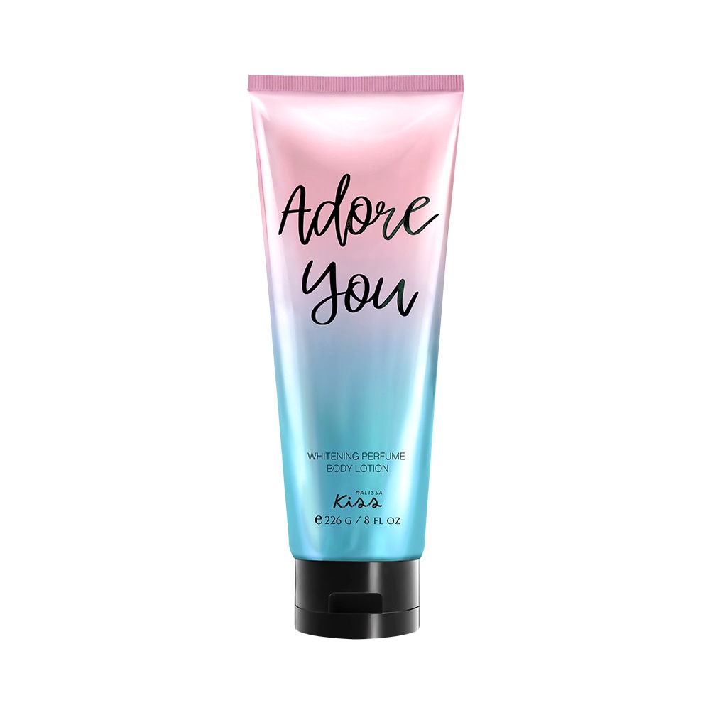 Sữa Dưỡng Thể Malissa Kiss Trắng Da Hương Nước Hoa Nữ Tính Adore You 226g
