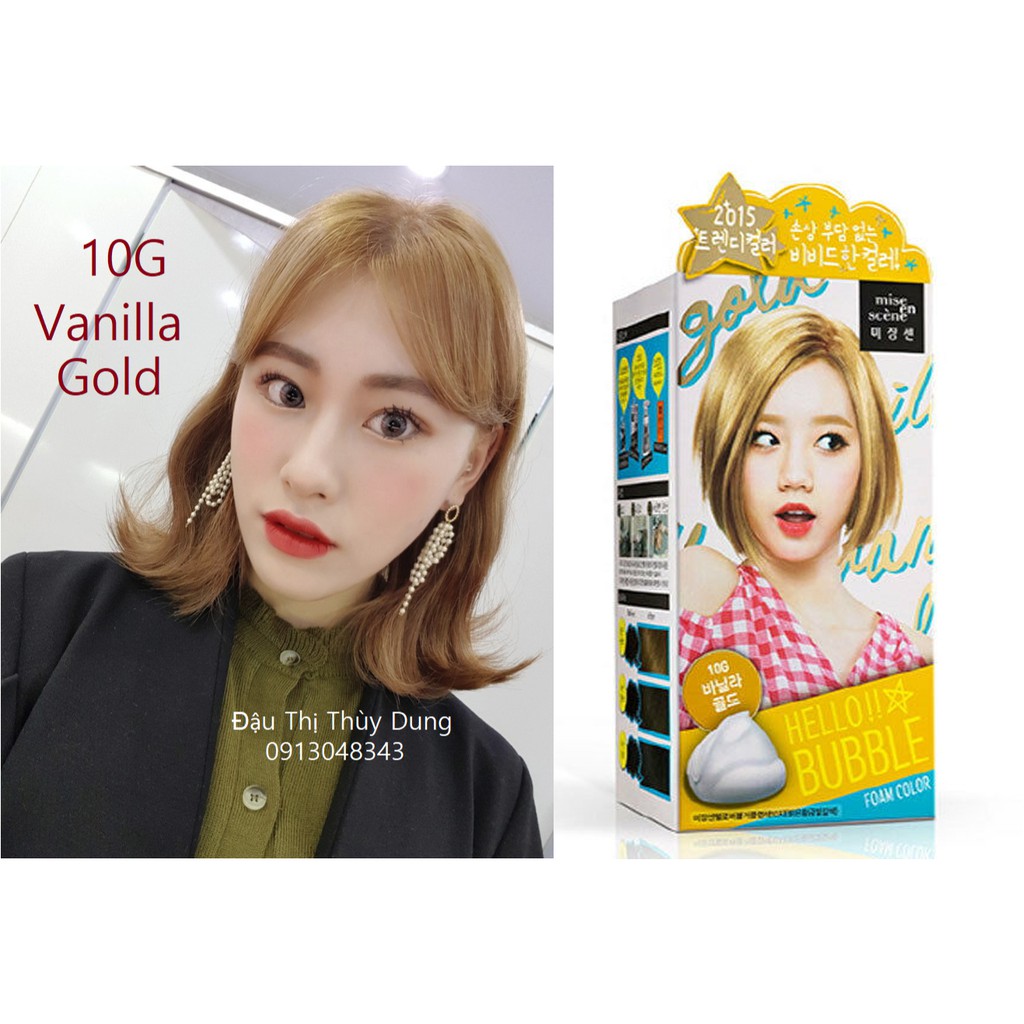 Bọt nhuộm tóc Mise En Scene Hello Bubble0 | BigBuy360 - bigbuy360.vn