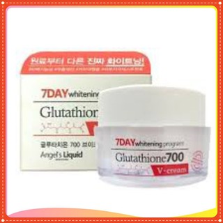 Kem dưỡng trắng da, mờ thâm nám chỉ trong 7 ngày angel's liquid 7 day glutathione 700 v-cream 50ml